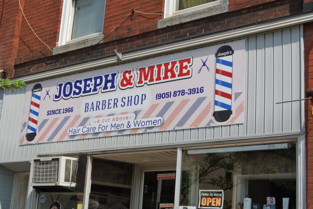 Joseph & Mike Barber Shop Downtown Milton