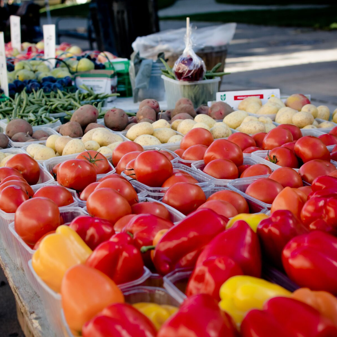 farmers' Market vegetables 