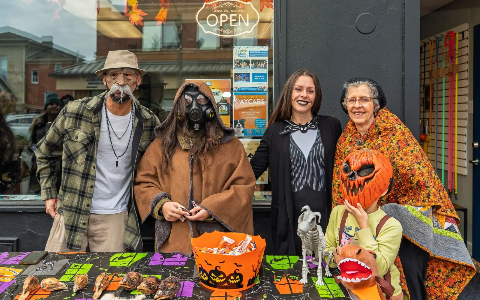 Tiny Tots Trick-or-Treat in Downtown Milton